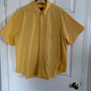 Eddie Bauer yellow cotton casual shirt
